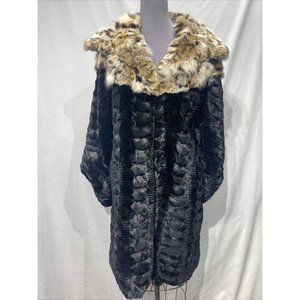 mink groove section stroller w/ cat lynx hood (99036)